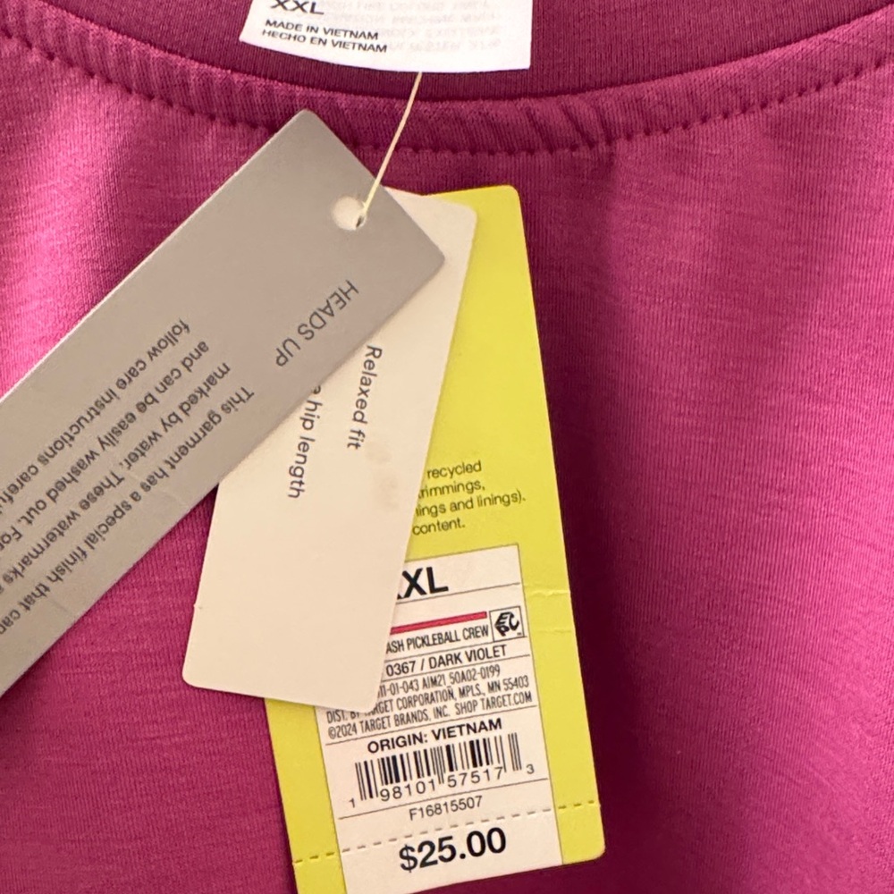 NEW All in Motion Magenta Sweatshirt - Picture 4 of 7